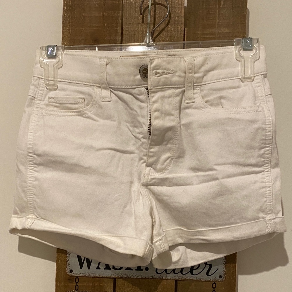 Hollister White Jean Shorts for Women